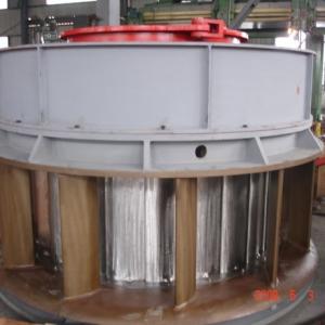 kaplan turbine with concrete spiral case